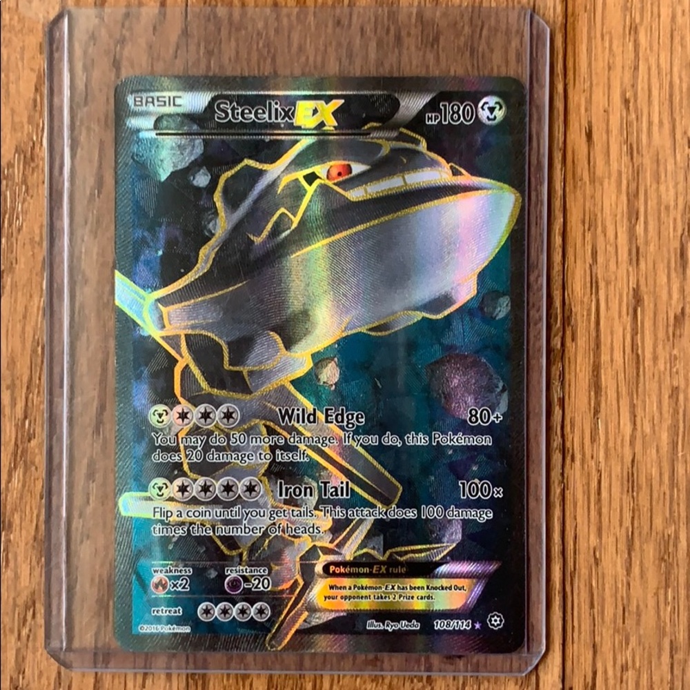 Steelix EX Pokémon card.
